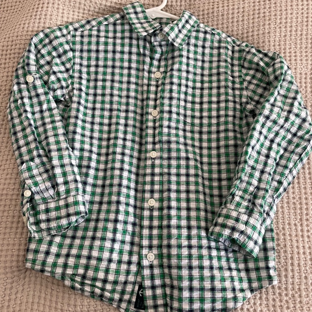 Janie and Jack boys button down size 5